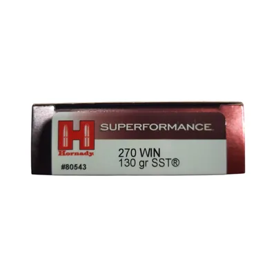 Balas Hornady Superformance 270 Win 130gr SST x20