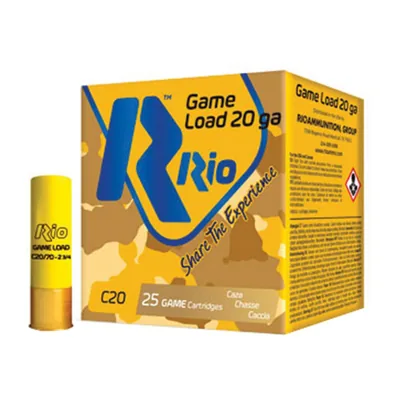 Cartuchos Rio 20GA Buckshot 9P x25