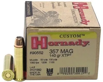 Balas Hornady 357 Mag 140gr XTP x25