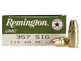 Balas Remington UMC 357 SIG 125gr x50