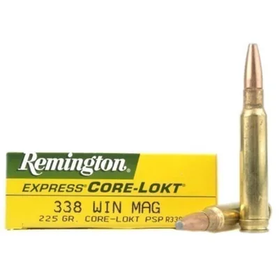 Balas Remington Core-Lokt 338 Win Mag 225gr x20