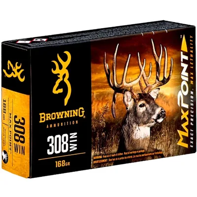 Balas Browning 308 Win 168gr x20