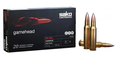 Balas Sako Gamehead 308 Win 180gr SP Boat Tail