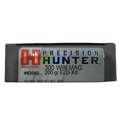 Balas Hornady Precision Hunter 300 Win Mag 200gr ELD-X x20