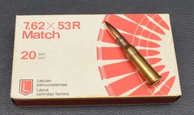 Balas Lapua Match 7.62×54R FMJ x20