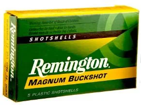 Cartuchos Remington 12GA Buckshot x5