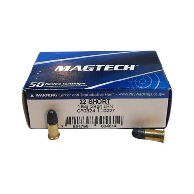 Balas Magtech 22 Short Standard Velocity 29gr Lead Round Nose