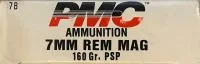 Balas Pmc 7mm Rem Mag 160gr x20
